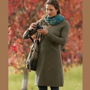 Athleta Celebration Dress Green Brown S